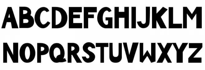 PESTARA Polices MAJUSCULES