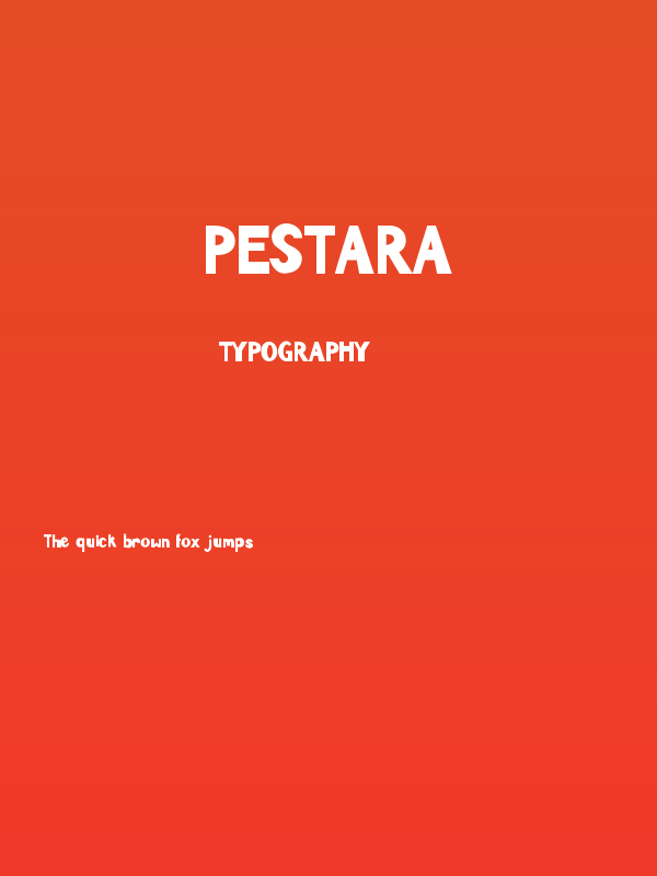PESTARA Poster