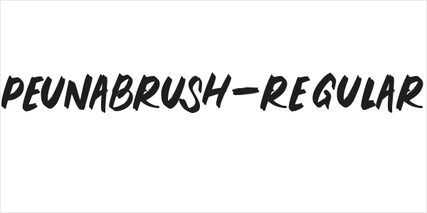 PEUNABRUSH-Regular Logo