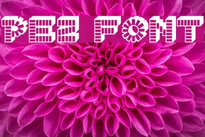 PEZ font Example 1