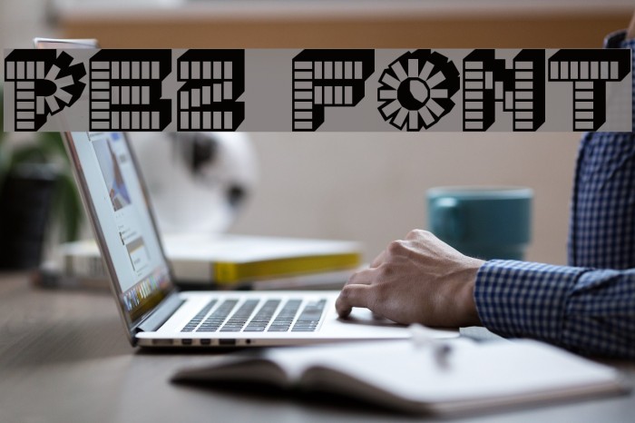 PEZ font Font examples