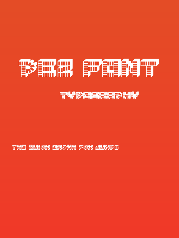 PEZ font Poster