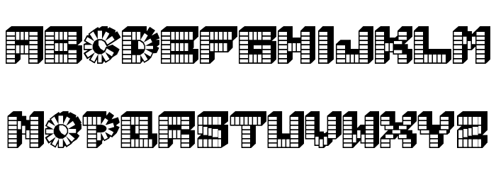PEZ font Font LOWERCASE