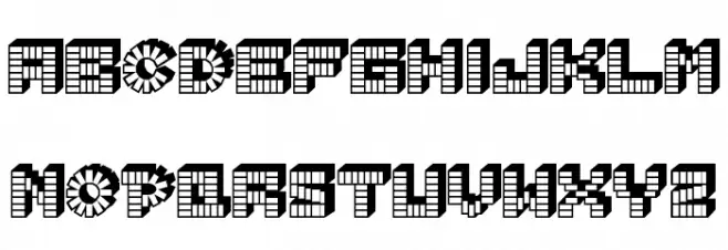 PEZ font Fuentes MINÚSCULAS
