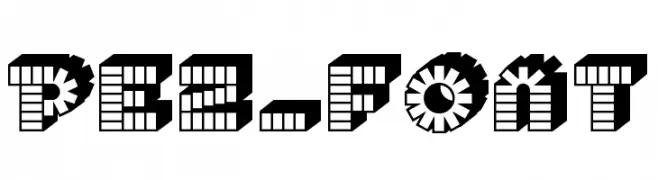 PEZ_font  font caratteri gratis