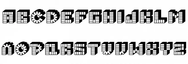 PEZ_font Caratteri MINUSCOLO