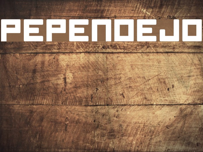 PePendejo Font examples