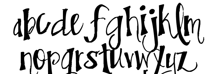 Pea Aimee Font LOWERCASE