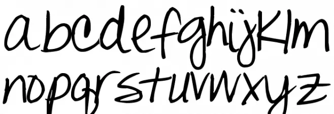 Pea Alesa फ़ॉन्ट लोअरकेस