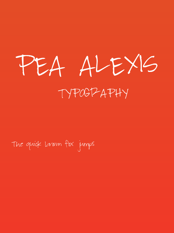 Pea Alexis Poster