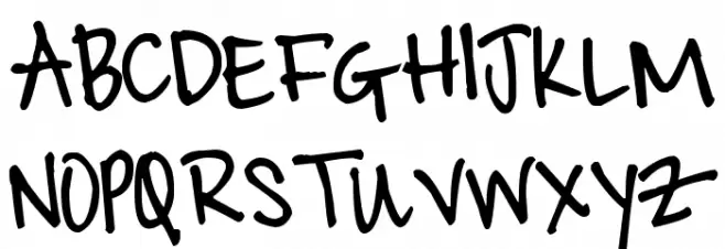 Pea Alicia Script Schriftart Groß