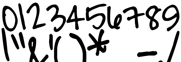 Pea Alicia Font OTHER CHARS