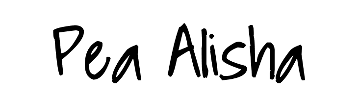 Pea Alisha  नि: शुल्क फ़ॉन्ट्स डाउनलोड