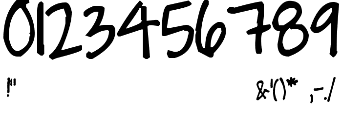 Pea Alisha Font OTHER CHARS