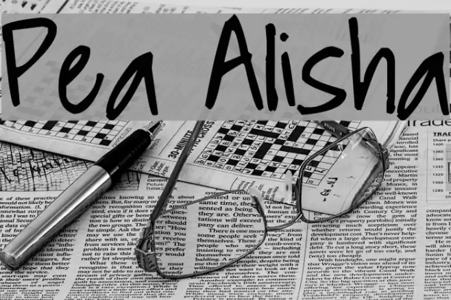 Pea Alisha Font examples