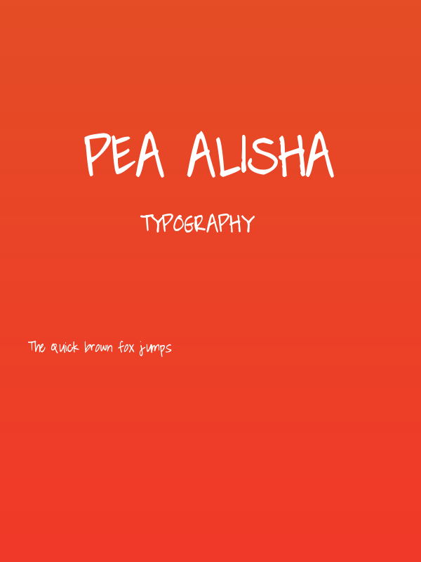 Pea Alisha Poster