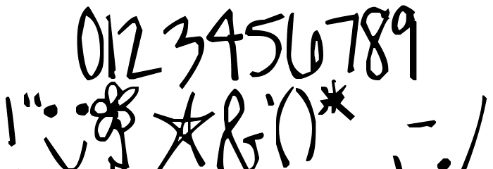 Pea Allison Font OTHER CHARS