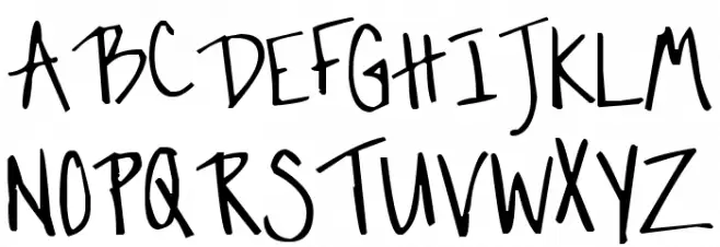 Pea Allison Schriftart Groß