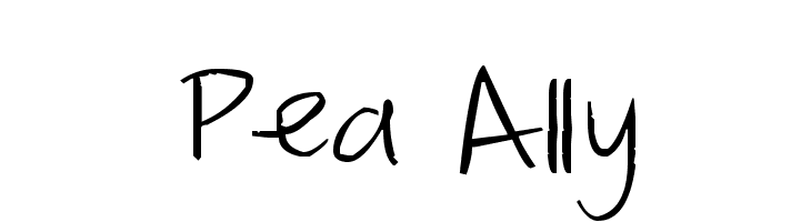 Pea Ally  Frei Schriftart Herunterladen
