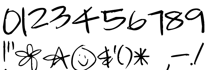 Pea Ally Font OTHER CHARS