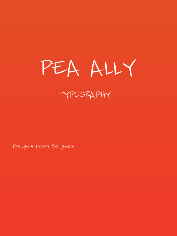 Pea Ally Poster