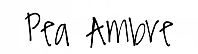 Pea Ambre  font caratteri gratis