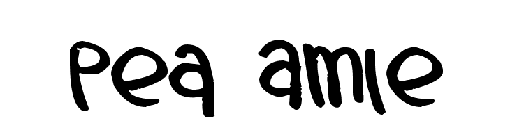 Pea Amie Шрифта