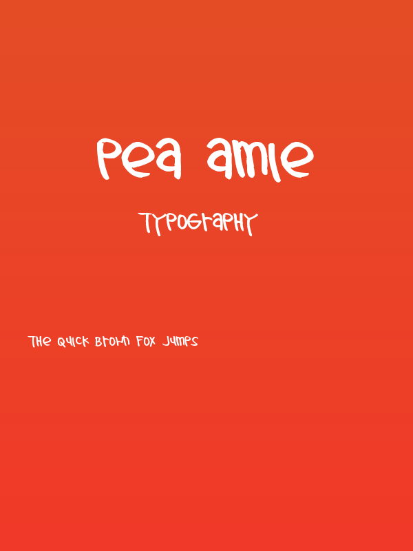 Pea Amie Poster