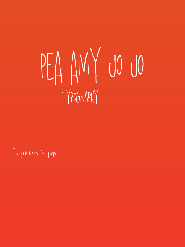 Pea Amy Jo Jo Poster