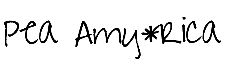 Pea Amy*Rica Font