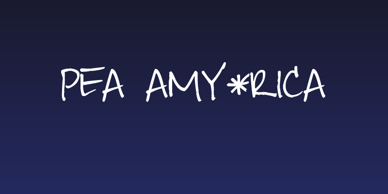 Pea Amy*Rica Social Header