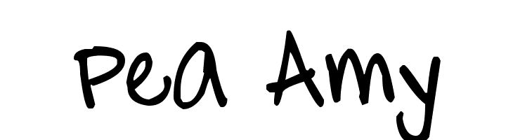 Pea Amy Font