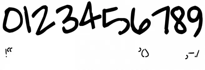 Pea Amy Font OTHER CHARS