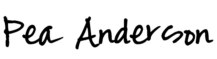 Pea Anderson  नि: शुल्क फ़ॉन्ट्स डाउनलोड