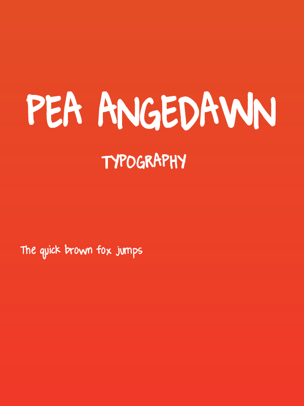 Pea Angedawn Poster
