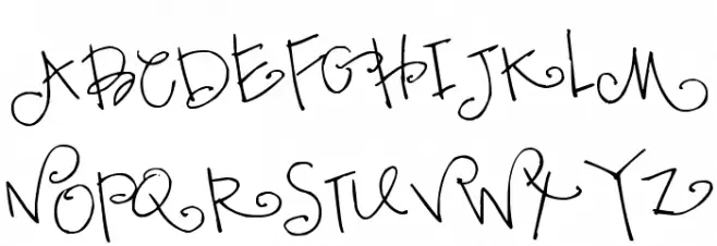 Pea Anna-Banana Schriftart Groß