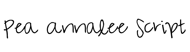 Pea Annalee Script  لخطوط تنزيل
