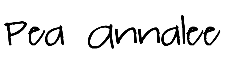 Pea Annalee  font caratteri gratis