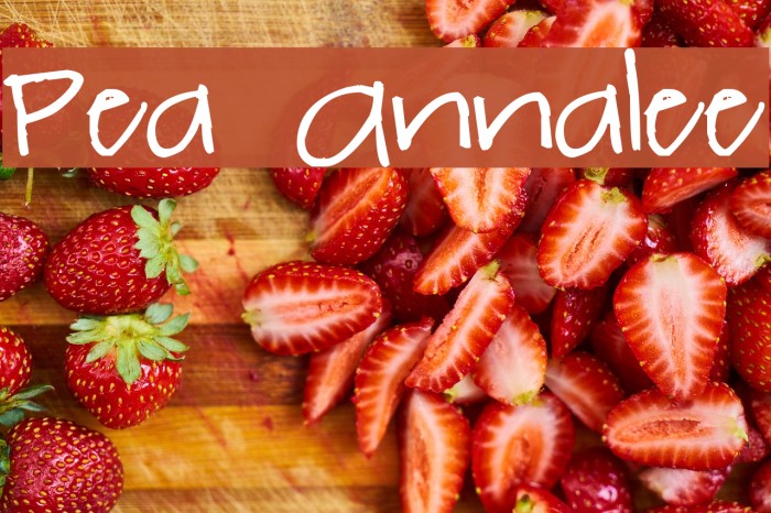 Pea Annalee Example 1