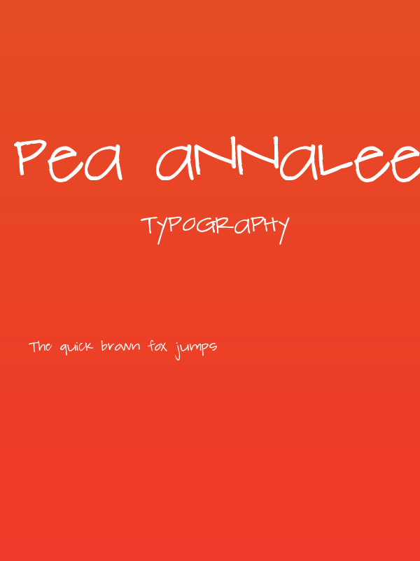 Pea Annalee Poster