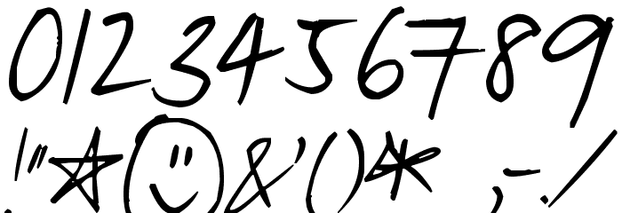 Pea Annie Font OTHER CHARS