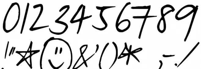 Pea Annie Font OTHER CHARS