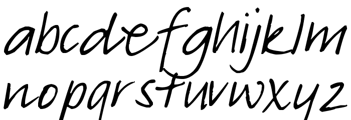 Pea Annie Font LOWERCASE