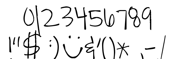 Pea Ash Font OTHER CHARS