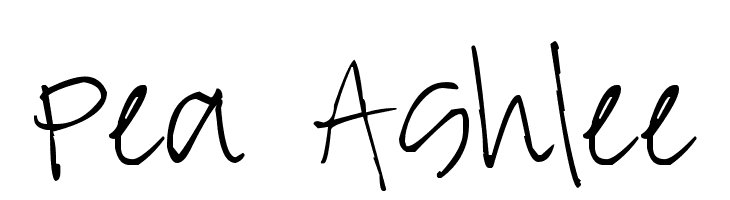 Pea Ashlee  Free Fonts Download