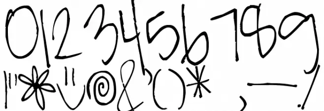 Pea Ashlee Font OTHER CHARS