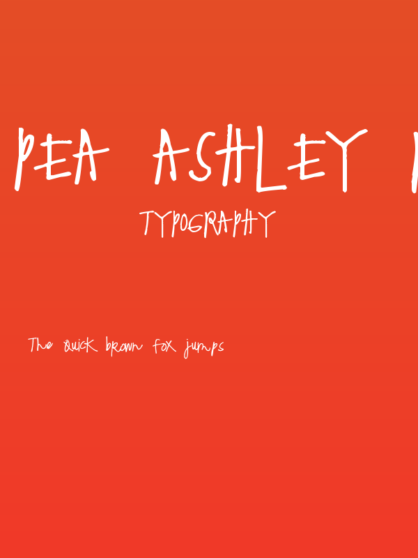 Pea Ashley Rose Poster