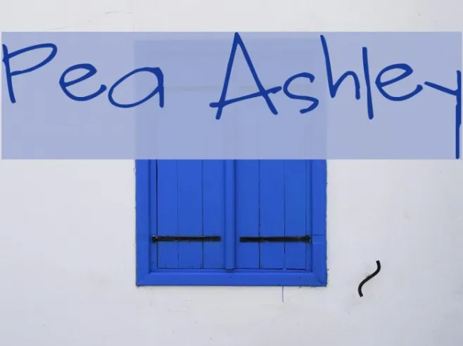 Pea Ashley Example 2