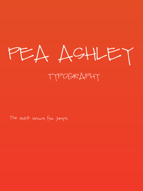 Pea Ashley Poster