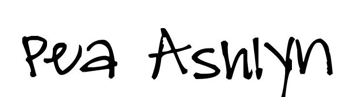 Pea Ashlyn Font